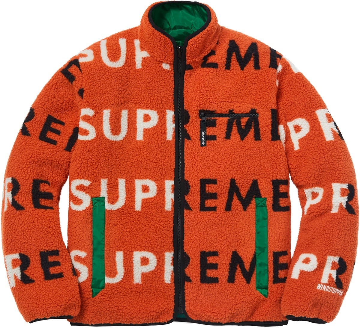 Reversible Logo Fleece Jacket view 21